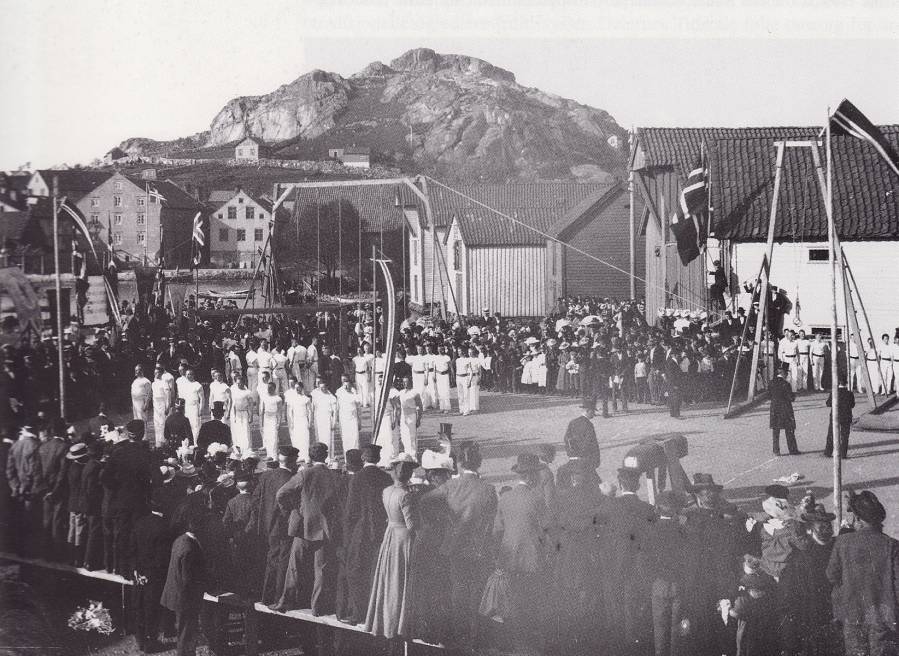 Turnstevne i Lervika 1900