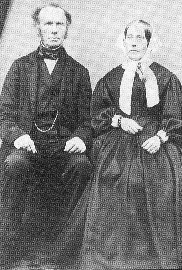 Abraham Sørensen Bøckman og frue
