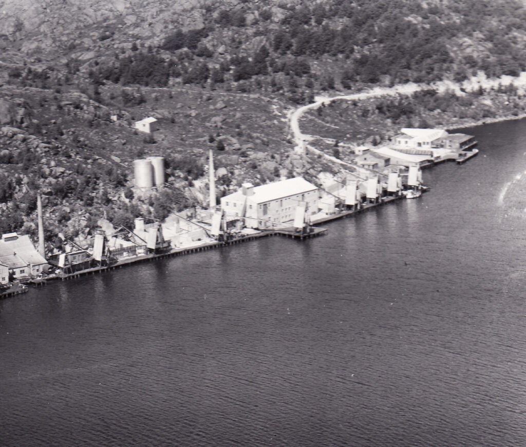 Egerø Sildoljefabrikk 1954