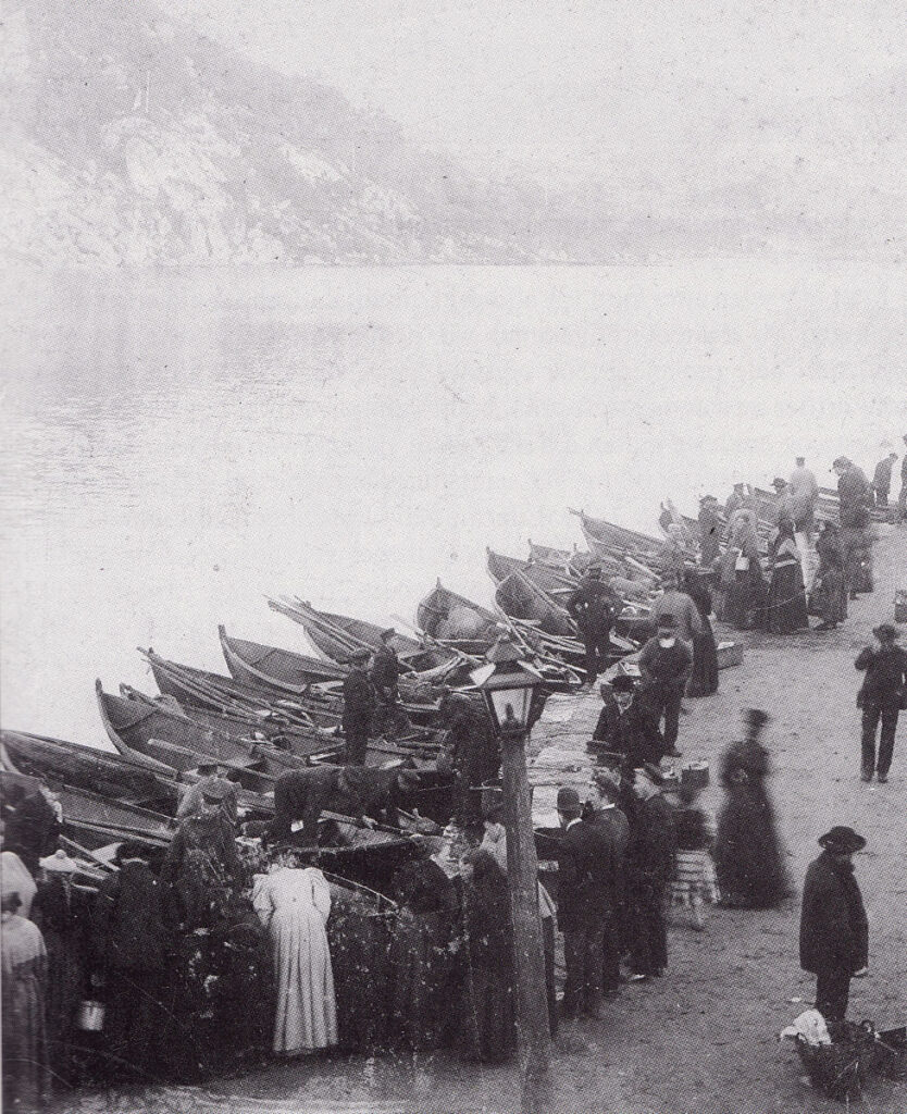 Dagens tilbud av fersk fisk bys fram