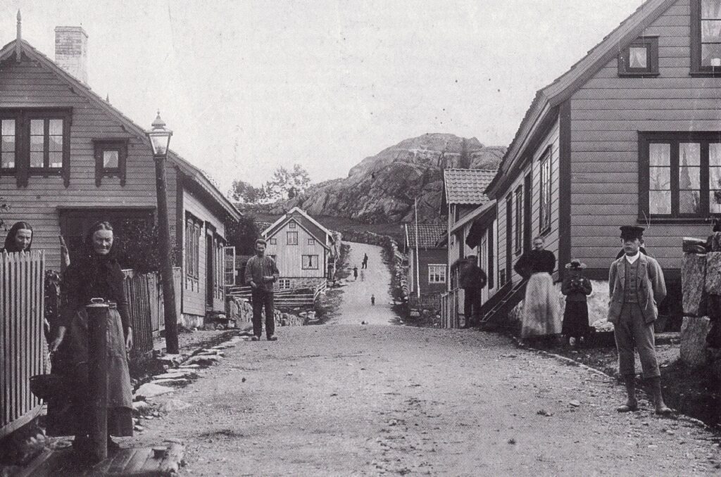 Gamleveien i 1890-åra