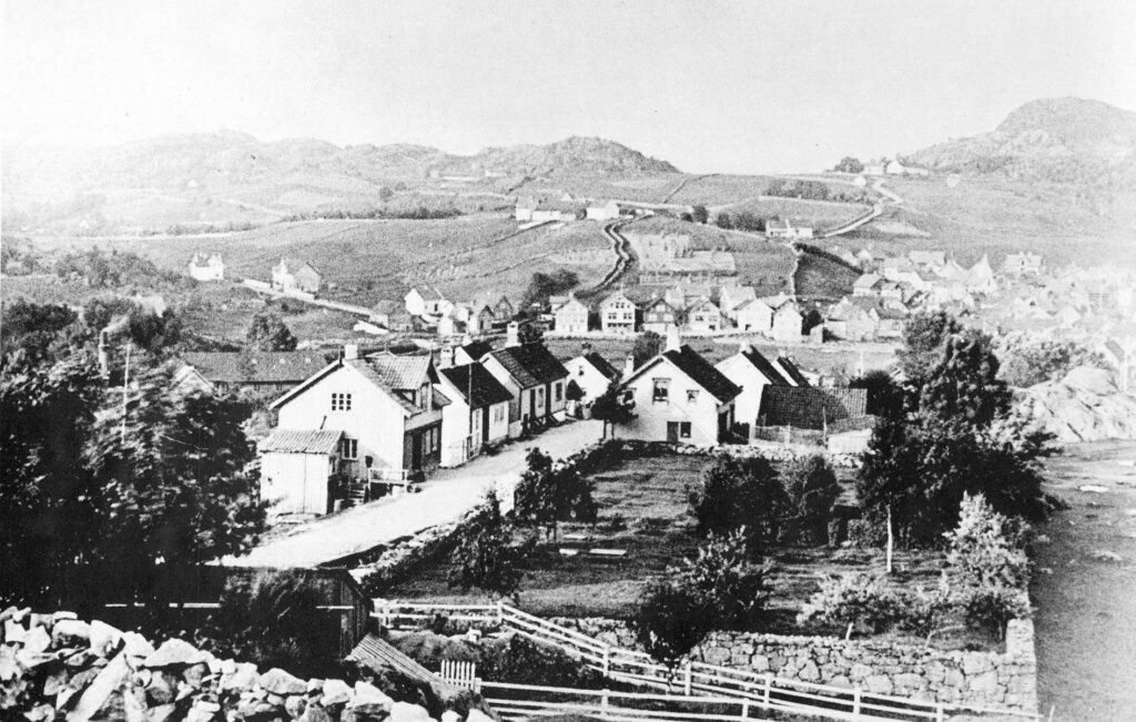 Gravplassen ved Gamleveien i 1890-åra