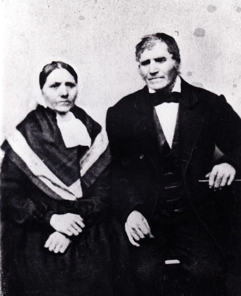 Ludvig Ludvigsen Feyling (1792 - 1869) og hustru Malene Simonsdatter Svånes (1802 - 1893)