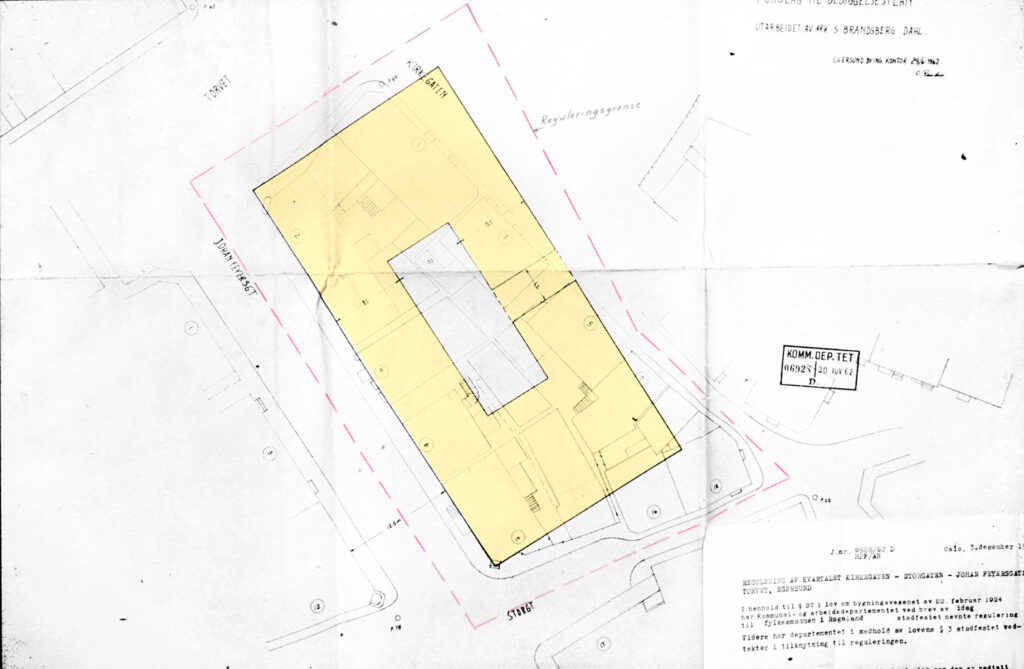 Reguleringsplan 1962. Eigersund kommunes arkiv