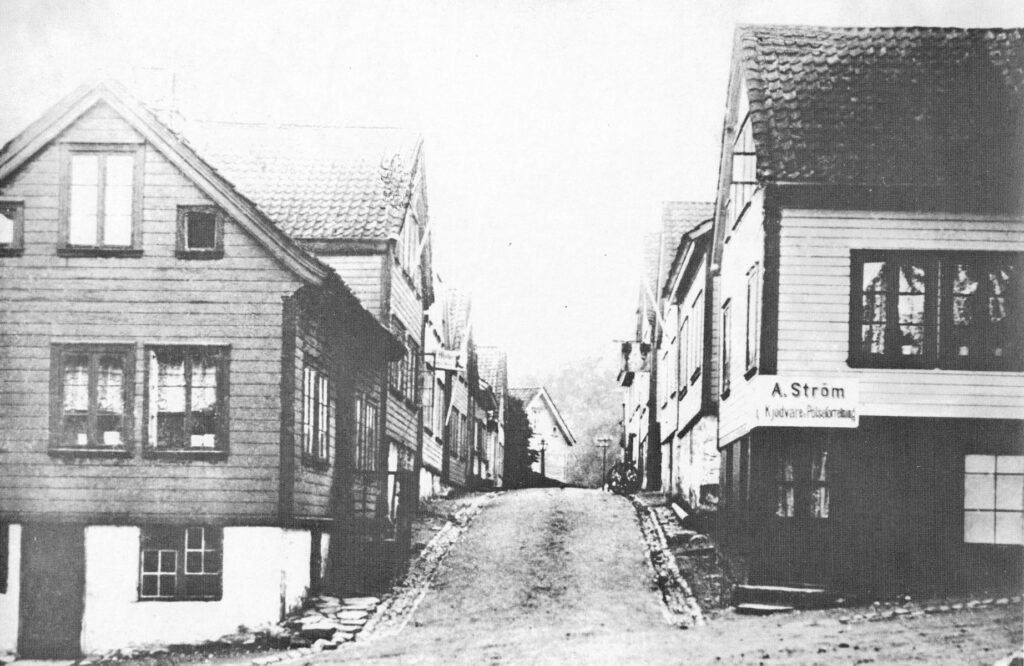 Mosbekkgaten i 1890-åra