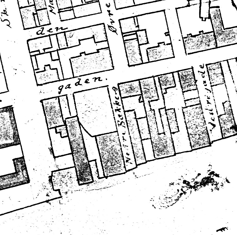 Utsnitt av Reguleringsplan 1905