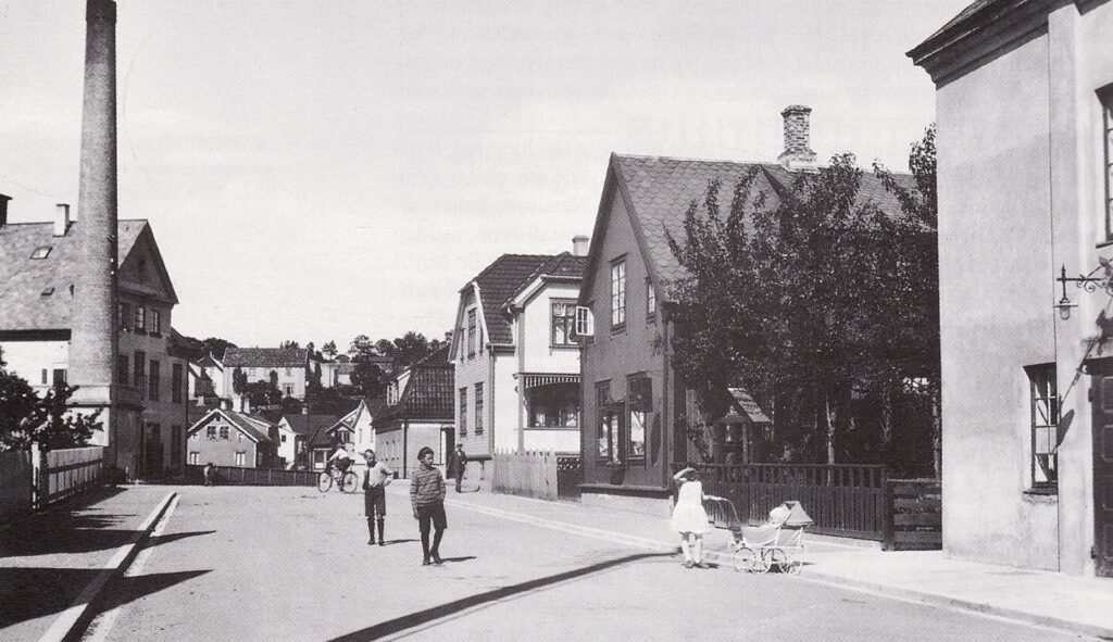 Oluf Løwolds gate i 1930-åra