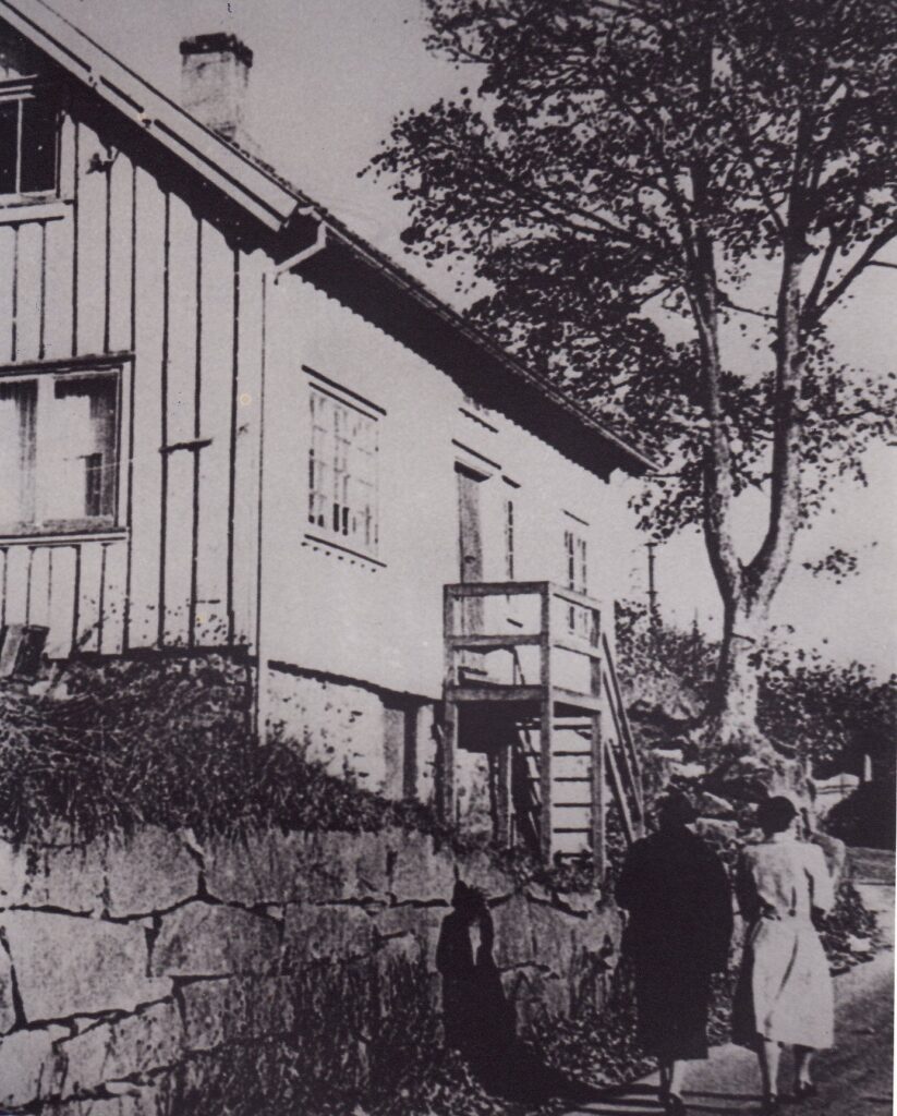 "Sanderhuset" i Sandersvingen, ca 1950