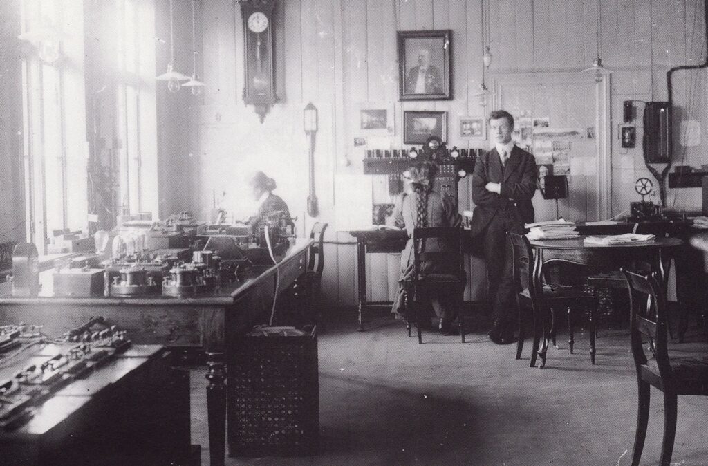 Egersund Telegrafstasjon ca 1900