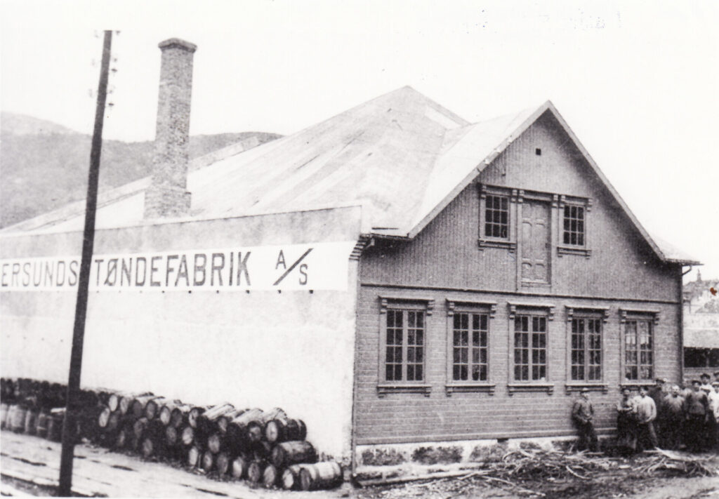 Tønnefabrikken i Møllegaten 9, 1917